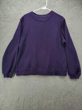 SB Active Crewneck Sweatshirt Womens Large Purple Blank